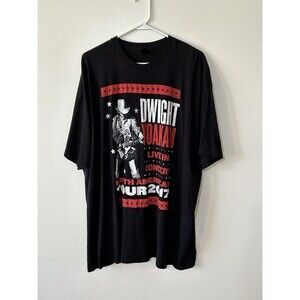 Dwight Yoakam 2017 North American Concert Tour Black T-Shirt Size Sz 3XL